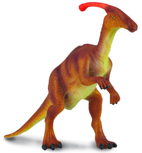 Parasaurolophus model.