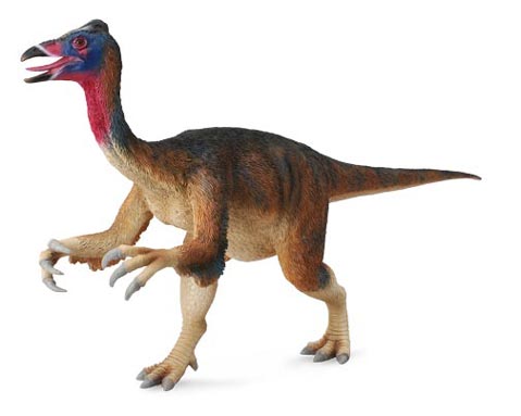 Scientists speculate that Deinocheirus was covered in simple feathers.