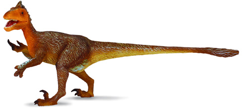 Utahraptor dinosaur model