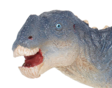A Blue-eyed dinosaur.