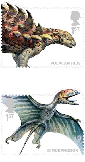 Polacanthus and Dimorphodon