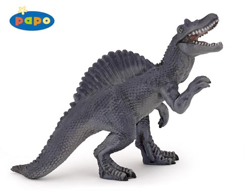 The mini Spinosaurus dinosaur model from Papo.