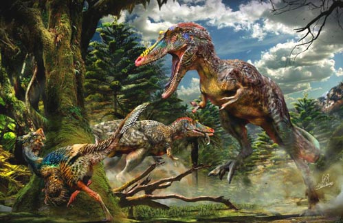 New Tyrannosaur described - Qianzhousaurus sinensis.