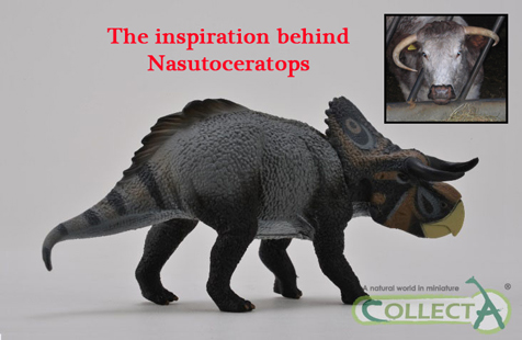 the inspiration behind a dinosaur model?