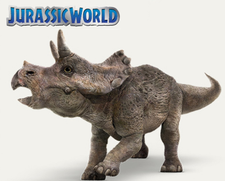 You will see panicked Triceratops's in "Jurassic World".