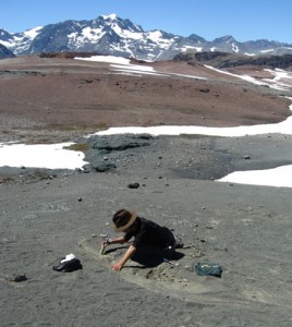 A beautiful but very remote fossil dig site.