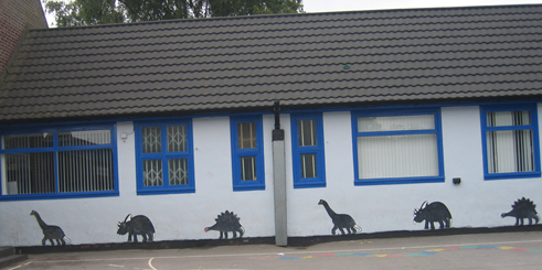 Fun and creative dinosaur themed playgrounds.