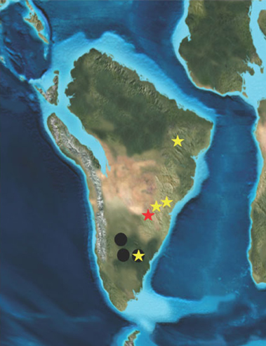 South America in the Late Cretaceous 