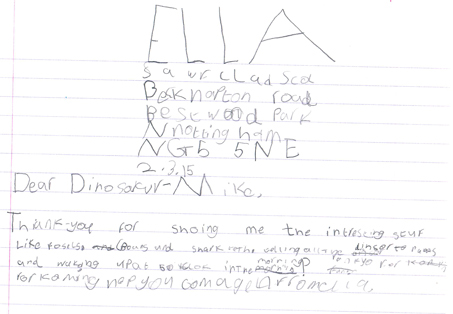 Ella was definitely the author of this letter!