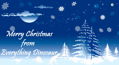 Merry Christmas from Everything Dinosaur.