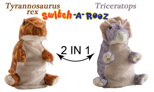Switch-A-Rooz Dinosaur Soft Toys