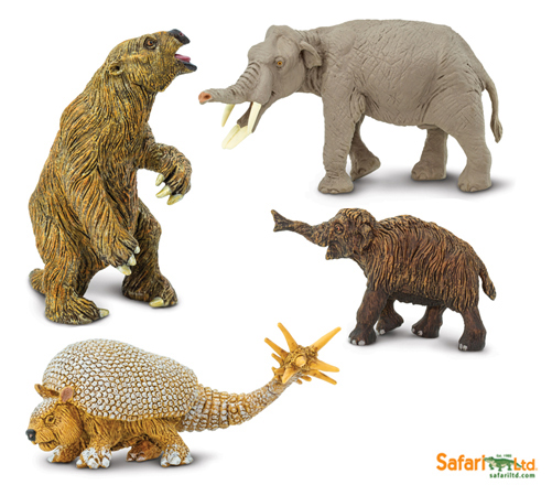 Wild Safari Prehistoric World mammals.