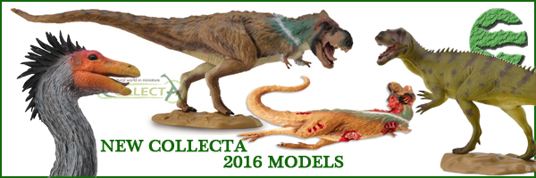 Just some of the fantastic CollectA prehistoric animal models new for 2016.