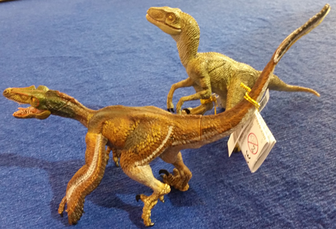 Papo Velociraptor models.