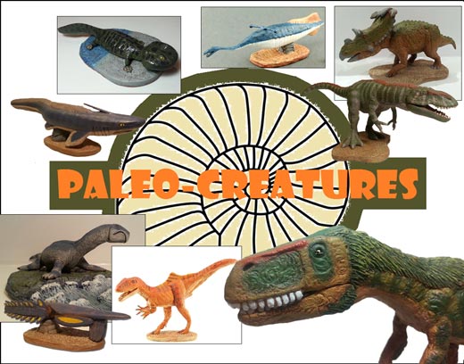 Paleo_Creatures prehistoric animal models.