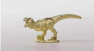 Tyrannosaurus rex added to board game (Monopoly).