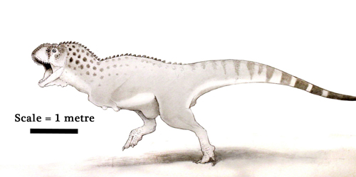Chenanisaurus barbaricus illustration.