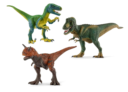 Dinosaur models from Schleich.