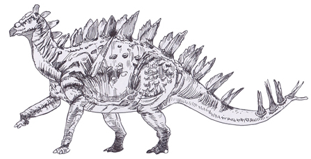 Chungkinogsaurus illustrated.