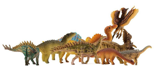 A selection of PNSO prehistoric animal models.