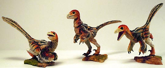 For serious collectors Beasts of the Mesozoic nestling raptors.