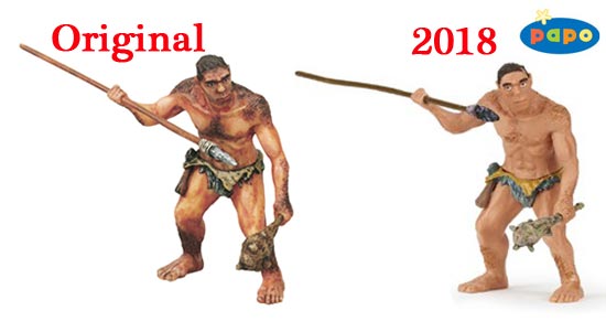 Papo cavemen comparison.