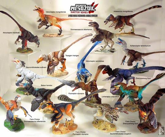 Beasts of the Mesozoic Deluxe 1:6 scale "Raptors".