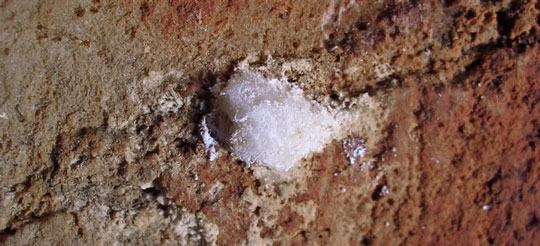 Calcium Carbonate deposits help to date cave art.
