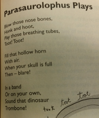 Parasaurolophus poem.