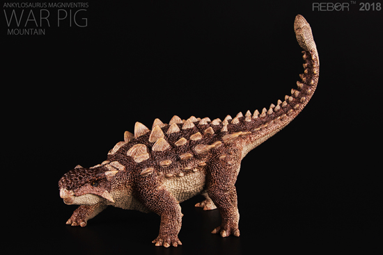 The Rebor Ankylosaurus dinosaur model "Mountain" colour variant.
