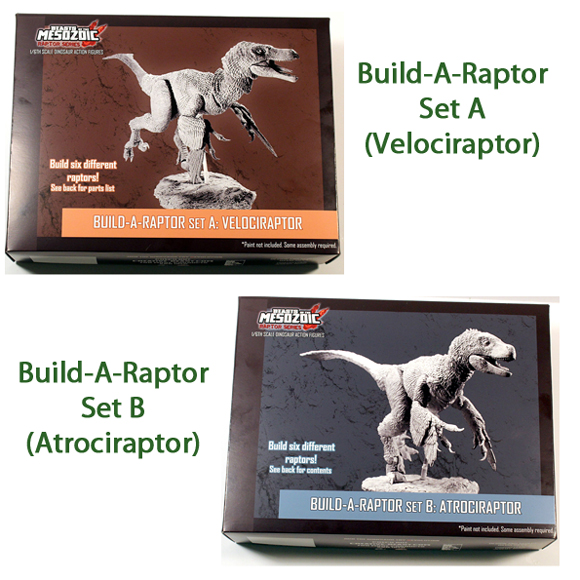 Beasts of the Mesozoic Build-A-Raptor Sets