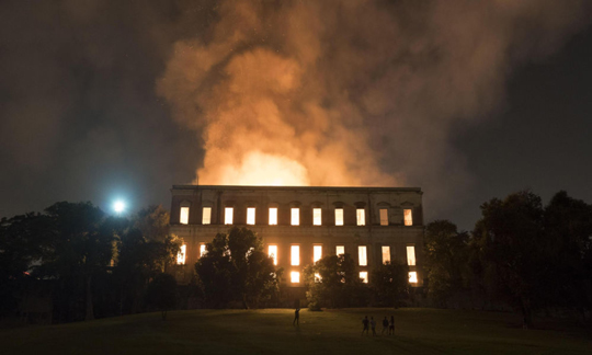 The Museu Nacional fire.