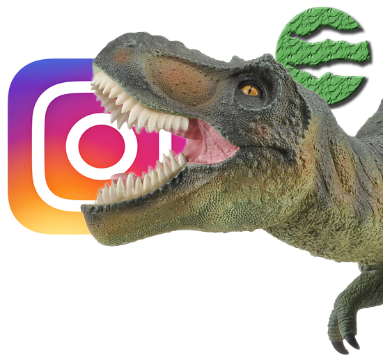 Looking forward to posting up some T-rific dinosaur images on Instagram.