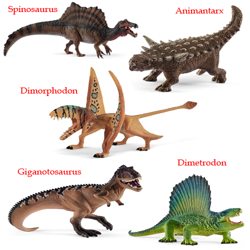 Schleich prehistoric animal figures for 2019.
