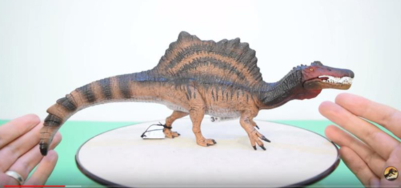 A video review of the Schleich Spinosaurus by JurassicCollectables