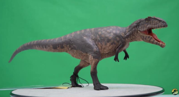 The Eofauna Giganotosaurus dinosaur replica.