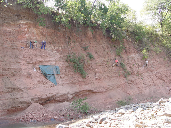 The location of the Mnyamawamtuka moyowamkia fossils.