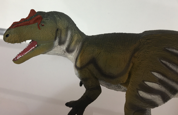 Wild Safari Prehistoric World Allosaurus dinosaur figure.