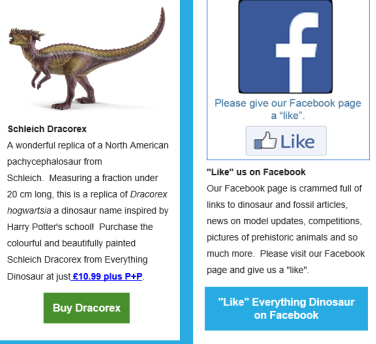 Schleich Dracorex and please "like" us on Facebook.