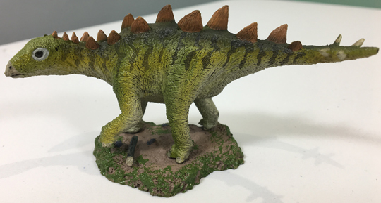The baby Stegosaurus model - "Melon" from the Scout model series.