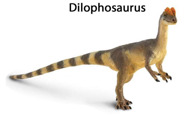 New for 2020 Wild Safari Prehistoric World Dilophosaurus dinosaur model.