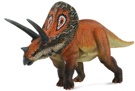 CollectA Torosaurus Prehistoric Life dinosaur model.