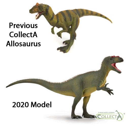 CollectA Allosaurus models compared.