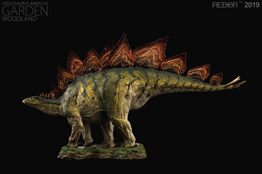 Rebor "Garden" Stegosaurus 1:35 scale dinosaur model (woodland).