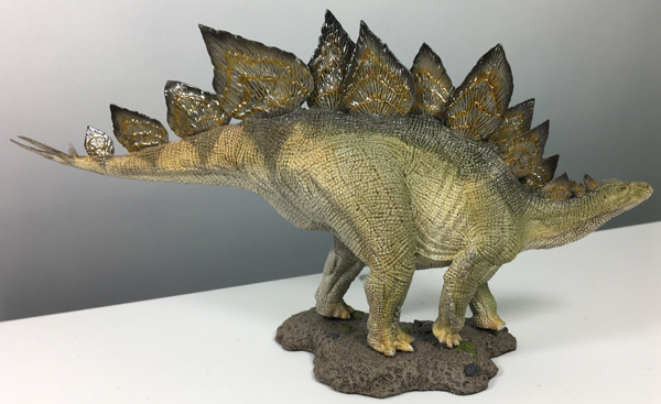 Rebor Stegosaurus armatus "Garden" dinosaur model.