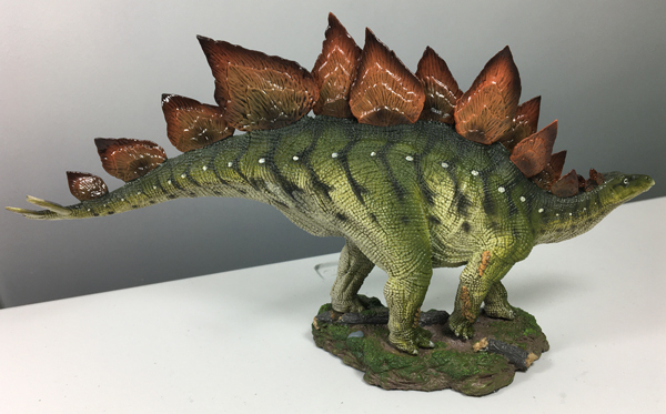 Rebor Stegosaurus armatus "woodland" colour variant.