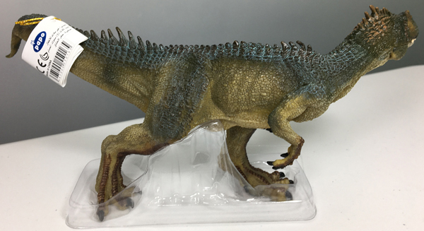Papo Allosaurus dinosaur model (original colour scheme).
