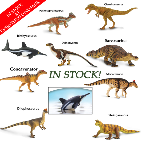Nine new models in stock at Everything Dinosaur