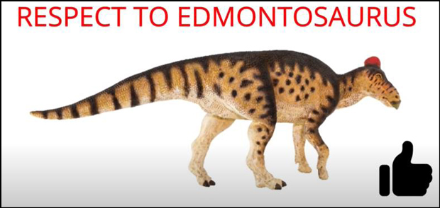 Time to show Edmontosaurus some respect.