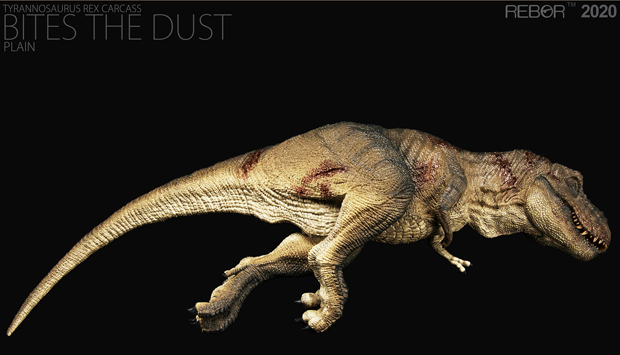 Rebor T. rex Carcass Bites the Dust - Plain.